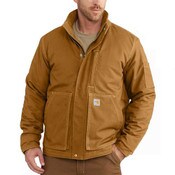 Carhartt FR Full Swing Quick Duck Lanyard Access Jacket in Brown